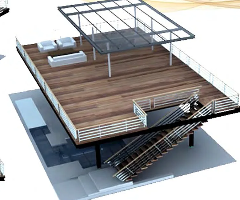 Pavilion design for an office extension, Kamphaeng Saen — photo 2