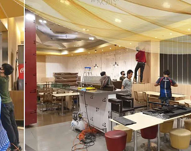 Texas Chicken interior fit-out, CentralWestGate — photo 6